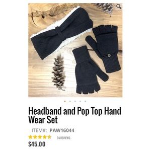 Headband and glove set